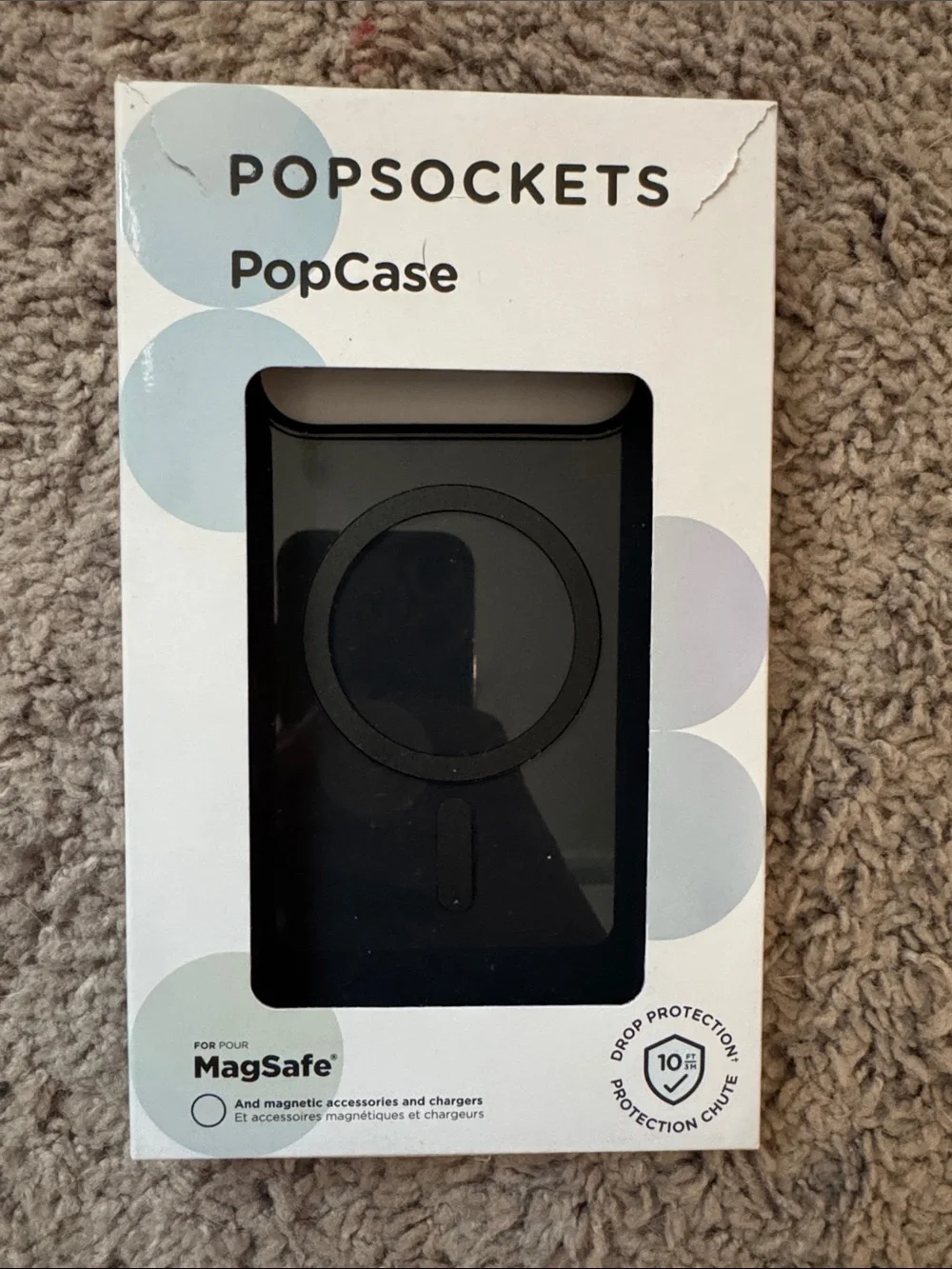 POPSOCKETS PopCase MagSafe Compatible Phone Case - Black